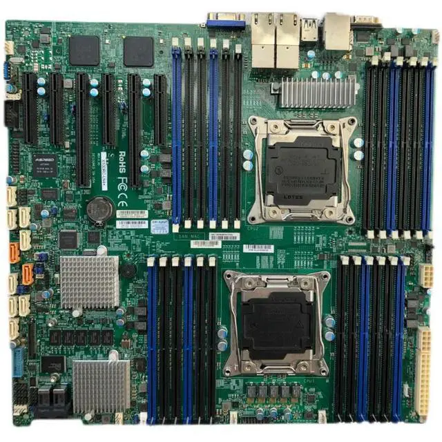 Alt view image 3 of 3 - Stable Performance X10DRC-LN4+ Server Motherboard LGA 2011 C612 DDR4 PCI-E 3.0