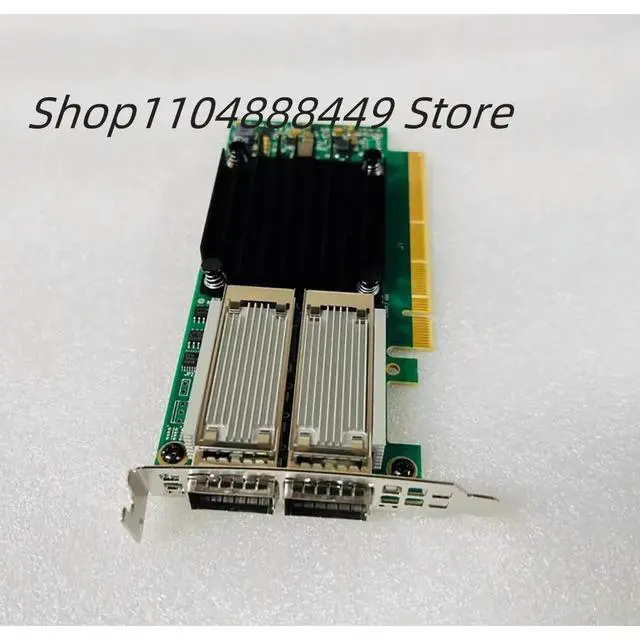 Alt view image 3 of 3 - MCX456A-ECAT 100G 10 gigabit network card 00WT075 CX456A