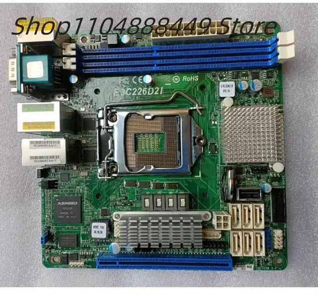 Main image of E3C226D2I 1150 pin motherboard
