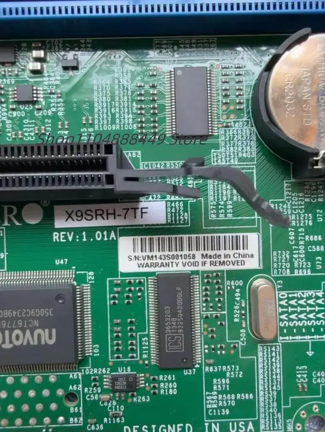 Alt view image 3 of 3 - X9SRH-7TF Industrial computer motherboard