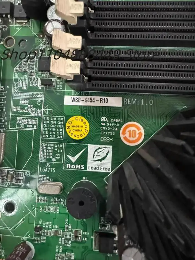 Alt view image 2 of 3 - WSB-9454-R10 Industrial motherboard