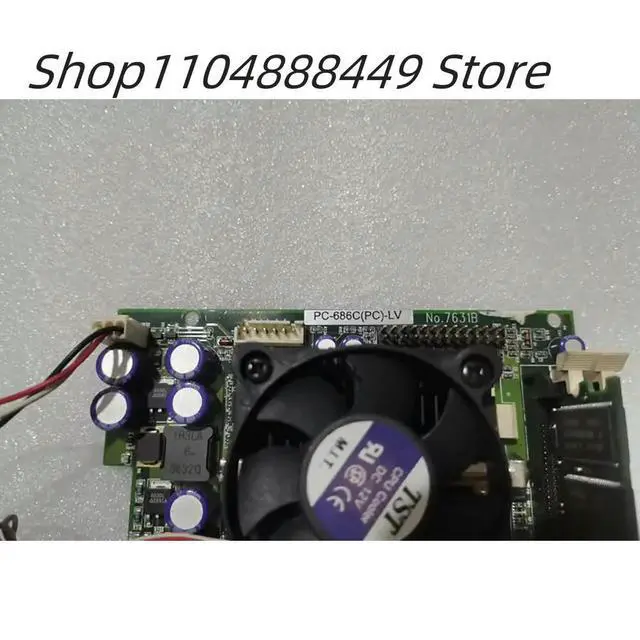 Alt view image 2 of 3 - PC-686C(PC)-LV NO.7631B Industrial computer motherboard