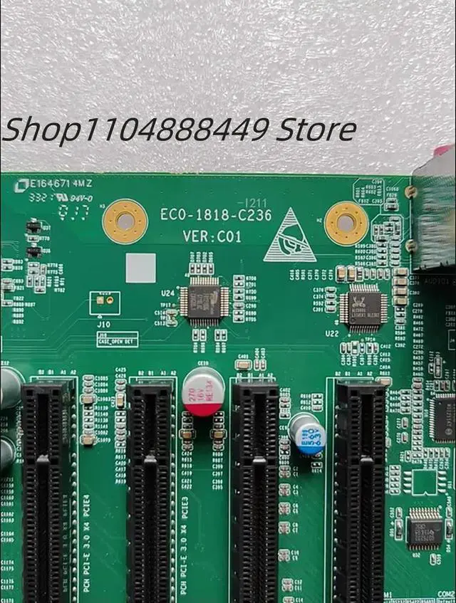 Alt view image 3 of 3 - ECO-1818-C236 Industrial control motherboard