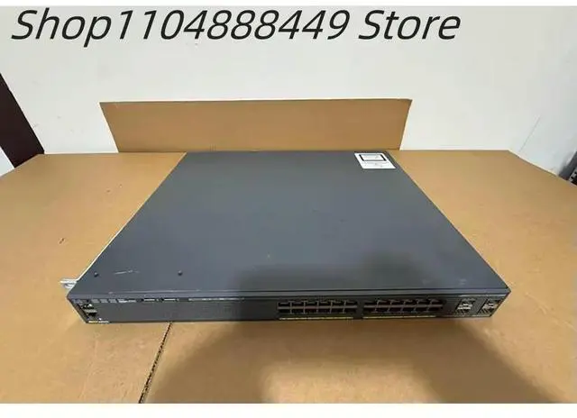 Alt view image 2 of 2 - WS-C2960X-24PS-L 24-port Full Gigabit POE Power Supply Switch