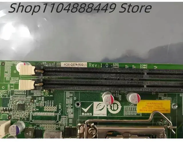 Alt view image 2 of 3 - PCIE-Q57A-R10 REV.1.0 Industrial computer motherboard