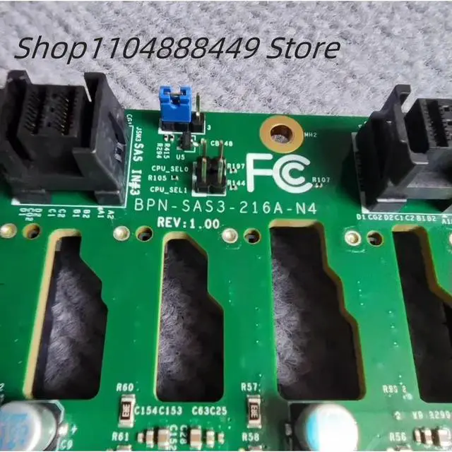 Alt view image 3 of 3 - BPN-SAS3-216A-N4 24-disk 2.5 hard disk backplane