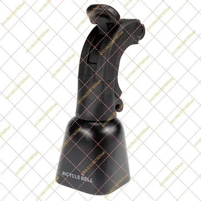 Alt view image 2 of 6 - Creative Bull Head Bicycle Bell, Outdoor Horn for Mountain & Balance Bikes, Black