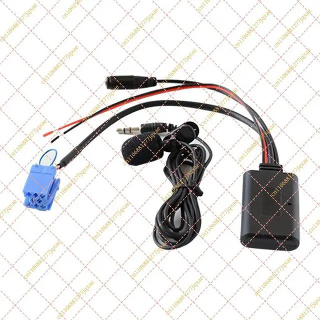 Alt view image 2 of 6 - Car Bluetooth 5.0 Aux Cable Microphone Handsfree Mobile Phone Free Calling Adapter for 450