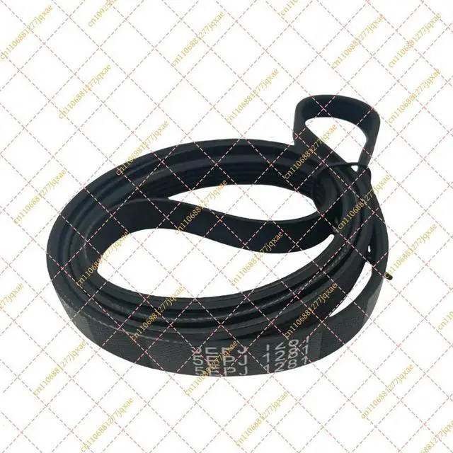 Main image of 5PJE1281 Washing Machine Motor Belt - Durable Drum Drive Transmission Belt Replacement for Midea & Little Swan Laundry Systems