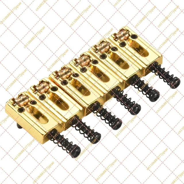 Alt view image 2 of 6 - XFDZ-6 Pcs l Guitar Bridge Saddle Ball Roller String Tremolo Bridge Saddles For Electric Guitar Replacement Parts