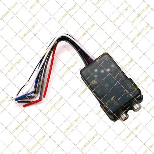 Alt view image 5 of 6 - Car Audio High to Low Level Converter, Speaker Signal to RCA Subwoofer Adapter