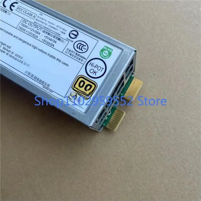 Alt view image 2 of 3 - 1Pcs for PWS-703P-1R 750W server power supply