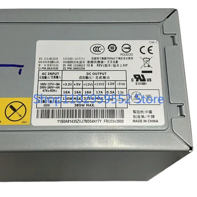 Alt view image 3 of 3 - 1Pcs for TS430 TS530 GPS-400CB B A 400W ATX Power Supply REV36002256