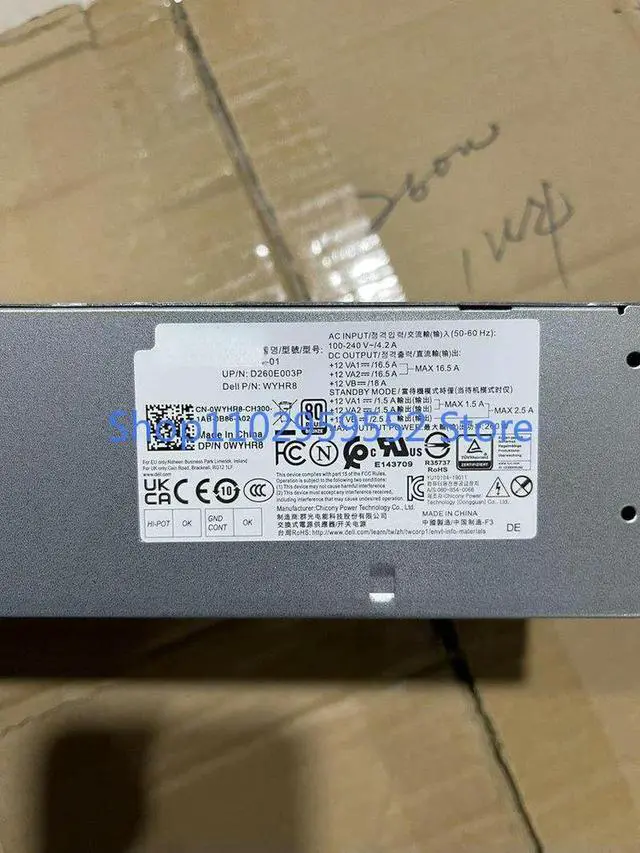 Alt view image 3 of 3 - 1Pcs for 3090 5090 7080 7090 power supply 260W 6P 4P 4P interface