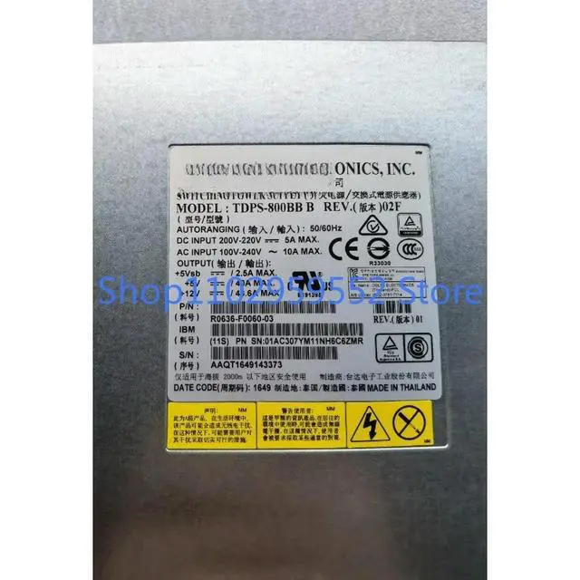 Alt view image 3 of 3 - 1PCS For 01AC307 01AC550 TDPS-800BB B 01LT778 01LT777