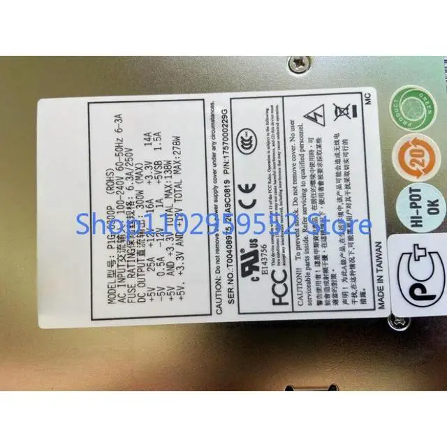 Alt view image 2 of 3 - 1pcs for Industrial computer power supply P1G-6300P 1U