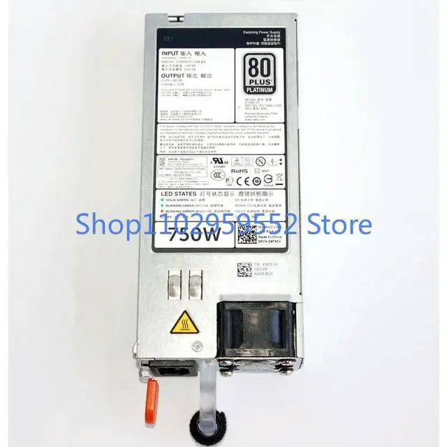 Alt view image 2 of 2 - 1Pcs for D750E-S6 DPS-750AB-15 B (03F) server power supply