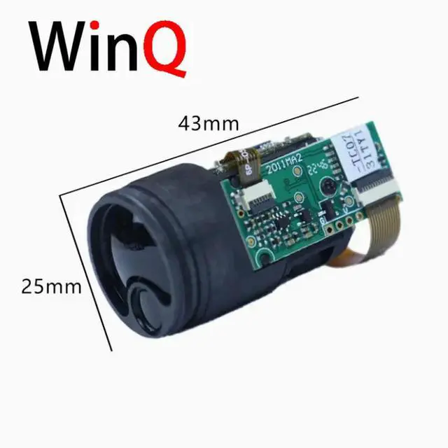 Alt view image 3 of 3 - 1000m 1550nm laser ranging module safety monitoring application TTL laser ranging telescope module