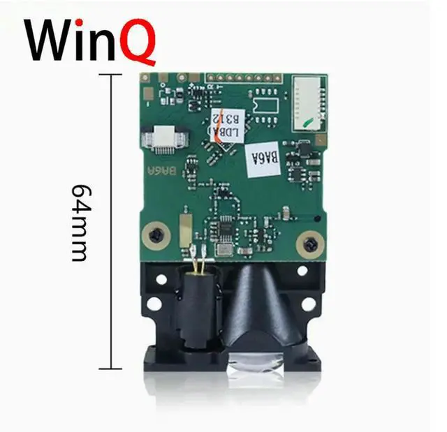 Alt view image 2 of 3 - 100m laser measuring instrument UART infrared ranging scheme 20Hz high-frequency industrial elevator measurement sensor