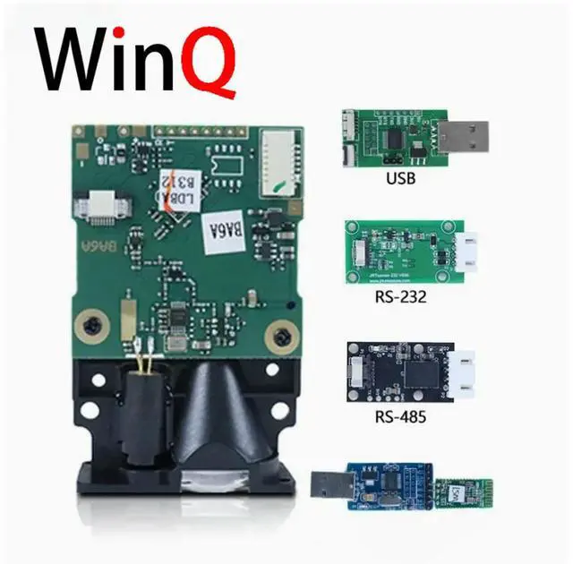 Alt view image 3 of 3 - 150 meter laser sensor measuring distance laser module ligent building 10Hz module laser ranging