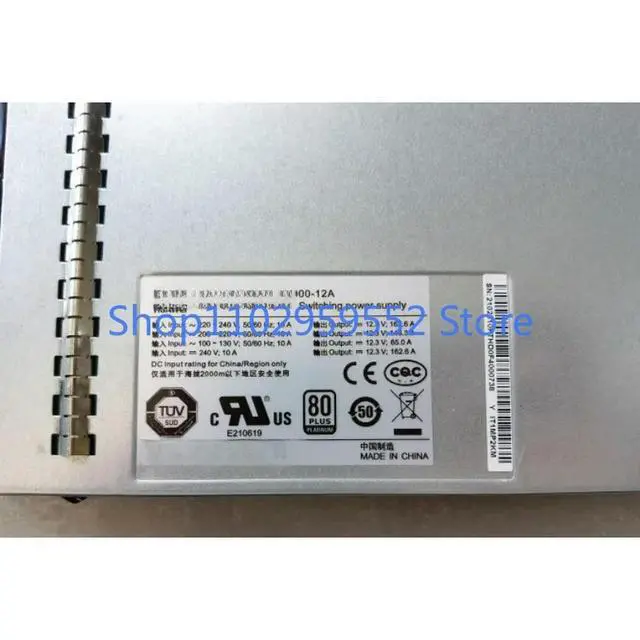 Alt view image 2 of 2 - 1PCS For RH8100 V3 power supply 02310PTH 1T1MP2KM EPW2000-12A 2000W