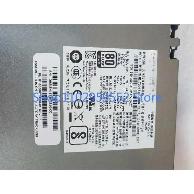 Alt view image 2 of 3 - 1PCS For 814665-001 7001540-J000 MSA 2040 2050 573W Power Supply