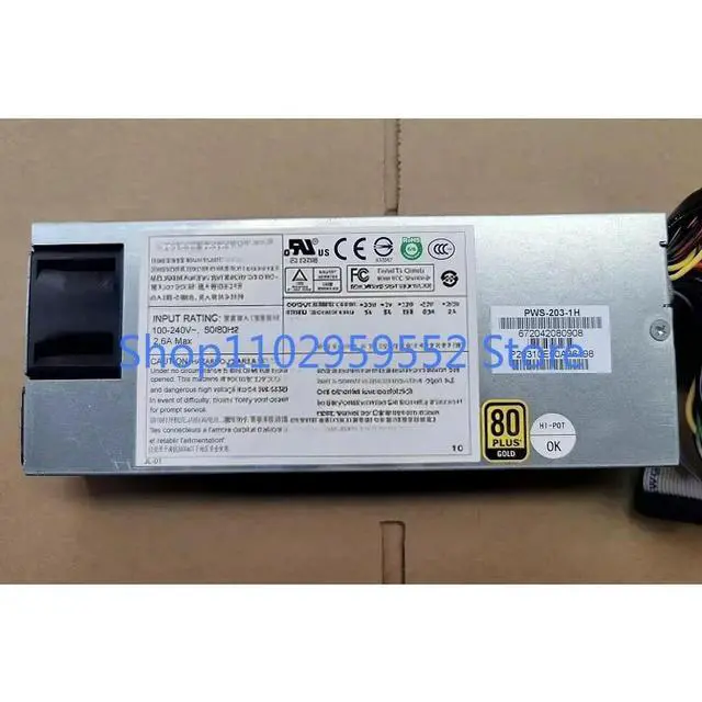 Alt view image 2 of 2 - 1Pcs for 1U server power supply PWS-203-1H 5018A-FTN4 200W