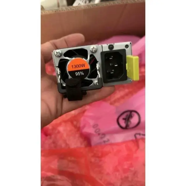 Alt view image 3 of 3 - 1Pcs fo PAC1K3D12-B5 1300W server power supply 02313VDB