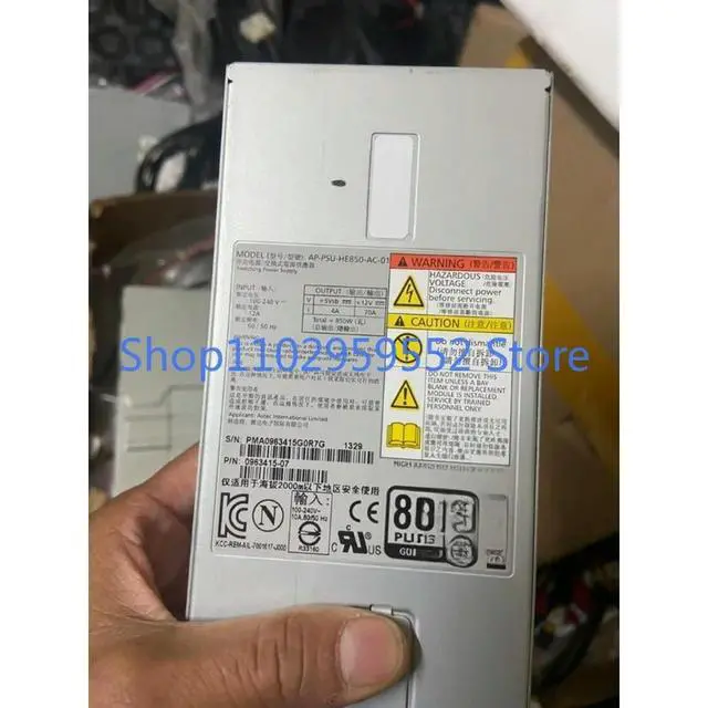 Alt view image 2 of 3 - 1Pcs for AP-PSU-HE850-AC-01 0963415-07 power supply 850W