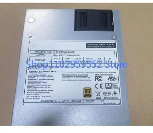 Alt view image 2 of 3 - 1Pcs for 500W 1U industrial control power supply FSP500-50UCB/UDB/FSP400/FSP300-50UDB
