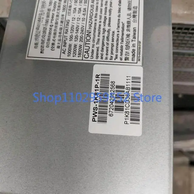 Main image of 1Pcs for PWS-1K81P-1R server power supply 1800W