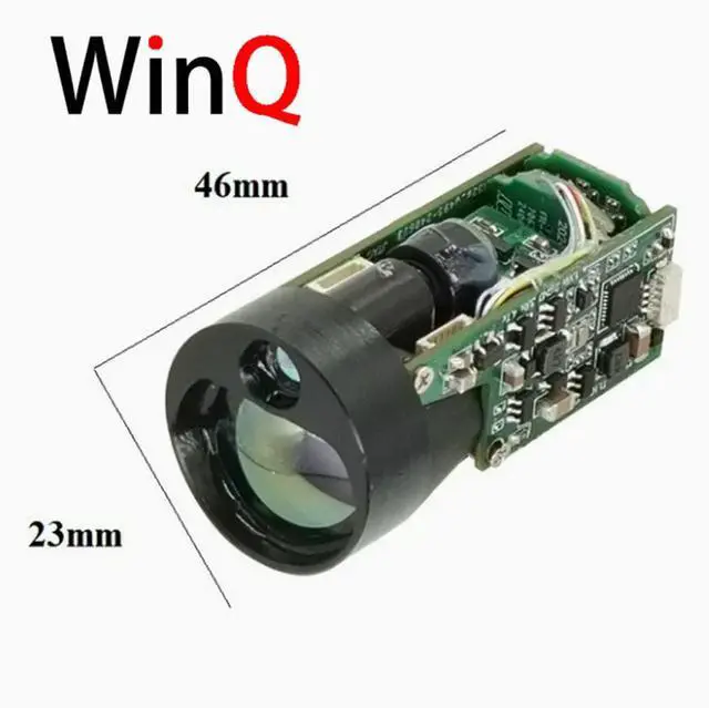 Alt view image 2 of 3 - 2000-meter cylindrical laser sensor 905nm UAV pod measurement TTL mini laser ranging module