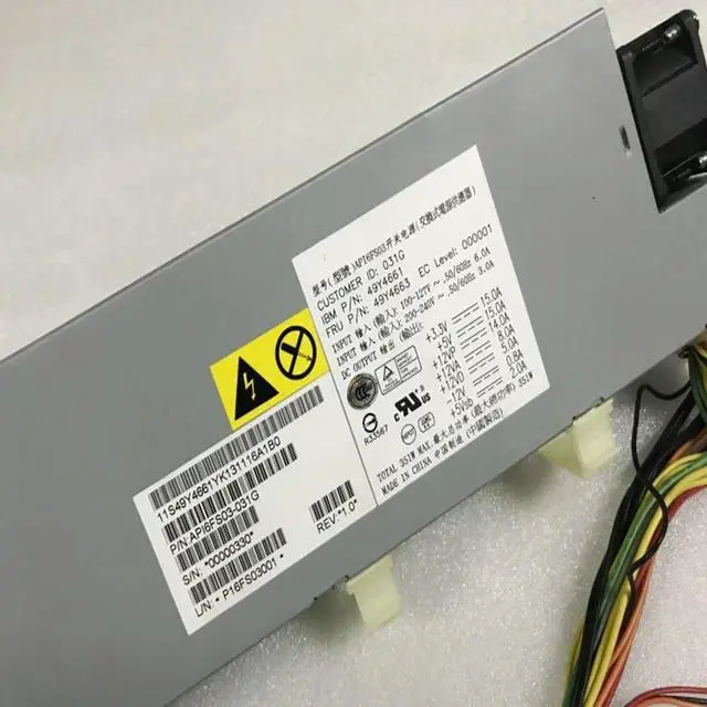 Alt view image 3 of 3 - Unused Power Supply For X3250M3 351W 49Y4663 49Y4661 API6FS03 39Y7288 39Y7289