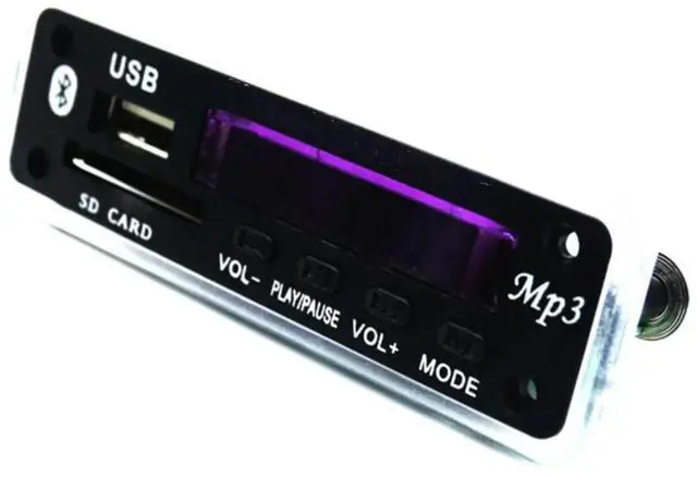 Main image of 12V Bluetooth 5.0 MP3 Player Decoding Board Folder Switching USB TF FM Module Speaker Car Kit
