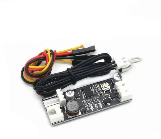 Main image of Single 12V 0.8A DC PWM 2-3 Wire Fan Temperature Control Speed Controller Chassis Computer Noise Reduction Module NTC B 50K 3950