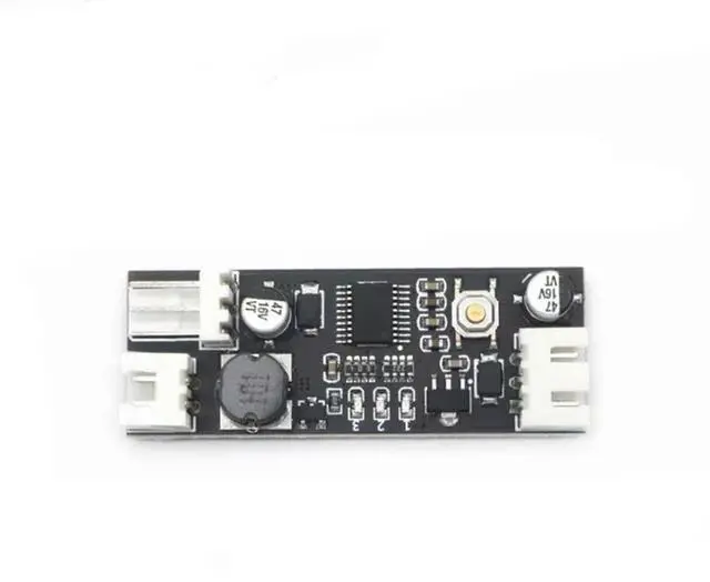 Alt view image 2 of 3 - Single 12V 0.8A DC PWM 2-3 Wire Fan Temperature Control Speed Controller Chassis Computer Noise Reduction Module NTC B 50K 3950