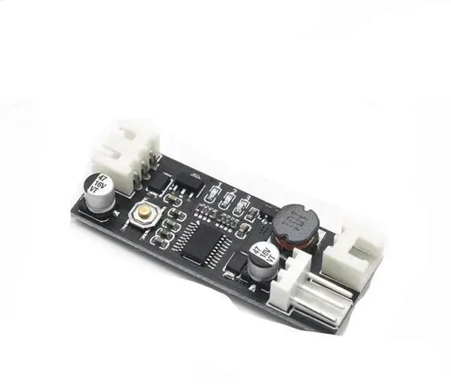 Alt view image 3 of 3 - Single 12V 0.8A DC PWM 2-3 Wire Fan Temperature Control Speed Controller Chassis Computer Noise Reduction Module NTC B 50K 3950