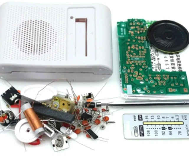 Alt view image 3 of 3 - CF210SP AM/FM Stereo Radio Kit DIY Electronic Assemble Set Kit For Learner July DropShip DIY oratory