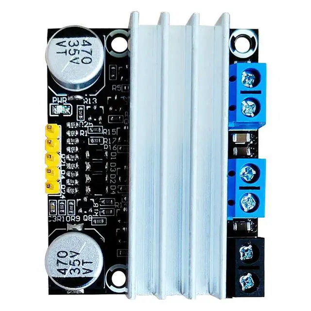 Alt view image 2 of 3 - ZK-BM1 DC 3V-18V Motor Drive Board 10A Dual Channel H Bridge DC Motor Drive Module PWM Speed Regulator Dimmer Module