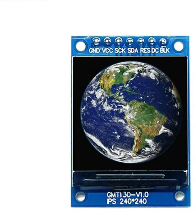 Alt view image 3 of 3 - IPS 1.3 Inch 3.3V 7PIN SPI HD Full Color TFT Display Screen ST7789 Drive IC 240*240 LCD OLED Display 240x240