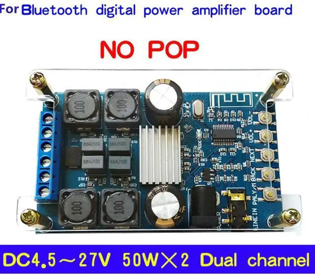 Main image of XY-502B PA3116 Digital Audio Amplifier Board TPA3116D2 Subwoofer Speaker Amplifiers DC4.5V-24V 2*50W