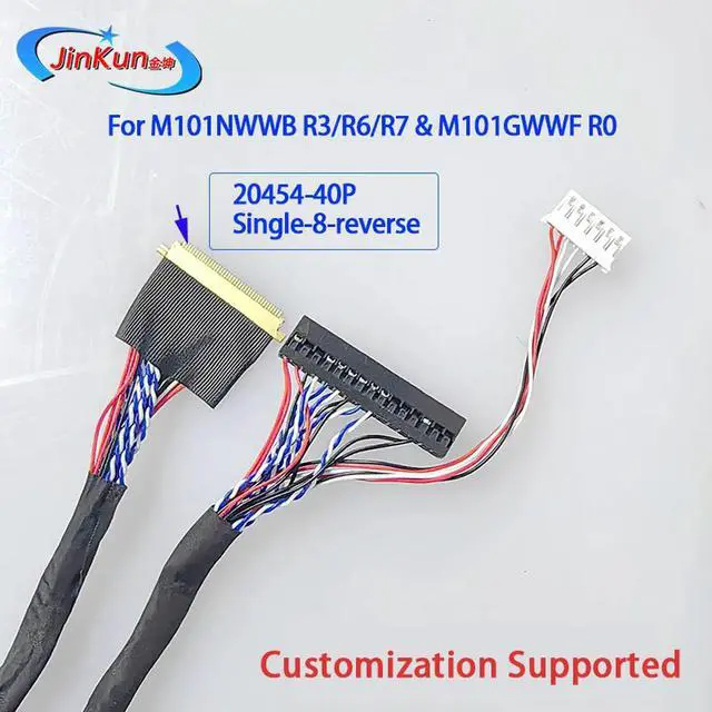 Alt view image 3 of 3 - LED Screen Line M101NWWB R3/R6/R7 M101GWWF R0 Special 20454-40P Single-8-Reverse Configuration for Display Technology
