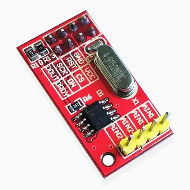 Alt view image 3 of 3 - AD7705 Dual 16 Bit ADC Data Acquisition Module Input Gain Programmable SPI Interface TM7705
