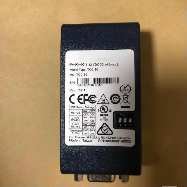 Alt view image 2 of 6 - For Moxa TCC-80/80I Series Serial-to-Serial Converters TCC-80