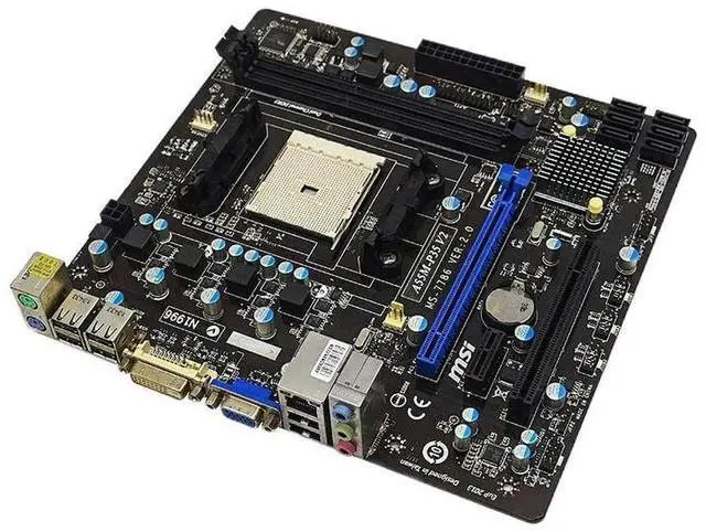 Alt view image 3 of 3 - A55M-P35 V2 Motherboard A55 Socket FM1 DDR3 16GB Micro ATX support A6 AD3620 AD3400 ED3200 AD221 AD3820 cpu