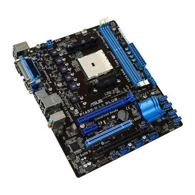 Alt view image 2 of 3 - F1A55-M LX PLUS Motherboard Socket FM1 A55 support A8-3850 A6-3500 A8-3820 Athlon IIX4 638X A4-3400 cpu DDR3 ATX
