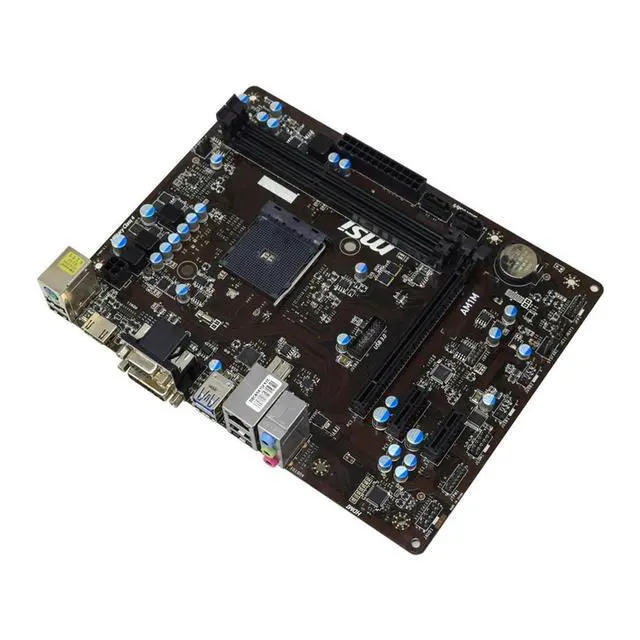 Alt view image 3 of 3 - AM1M Motherboard Socket AM1 AM1 DDR3 1333/1600 32G support Athlon X4 550 5350 5150 3850 cpu