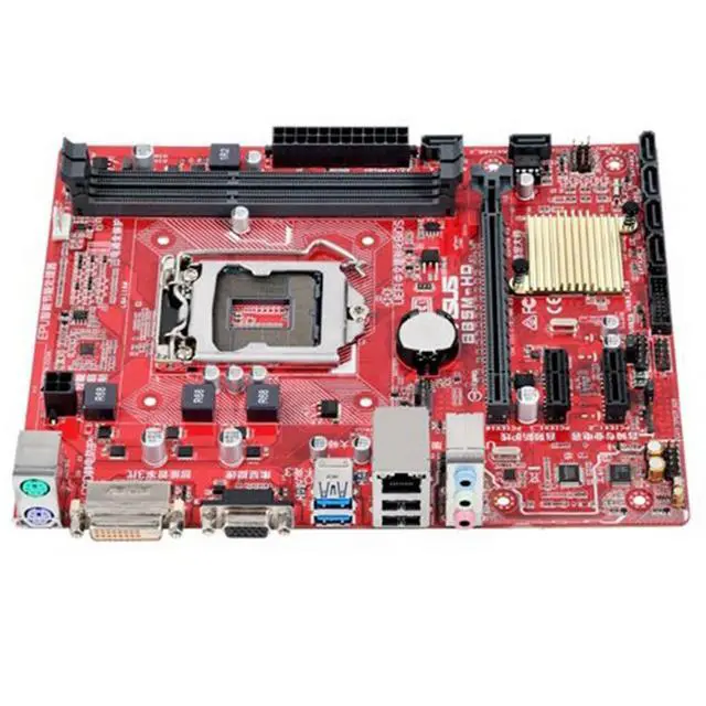 Alt view image 3 of 3 - B85 Motherboard B85M-HQ Motherboard 1150 DDR3 16GB PCI-E 3.0 SATA III USB3.0 VGA Micro ATX Support I5-4690 I5-4570 I3-4170
