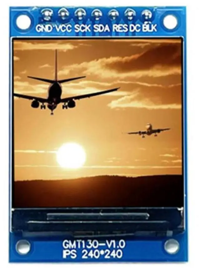 Alt view image 2 of 3 - IPS 1.3 Inch 3.3V 7PIN SPI HD Full Color TFT Display Screen ST7789 Drive IC 240*240 LCD OLED Display 240x240