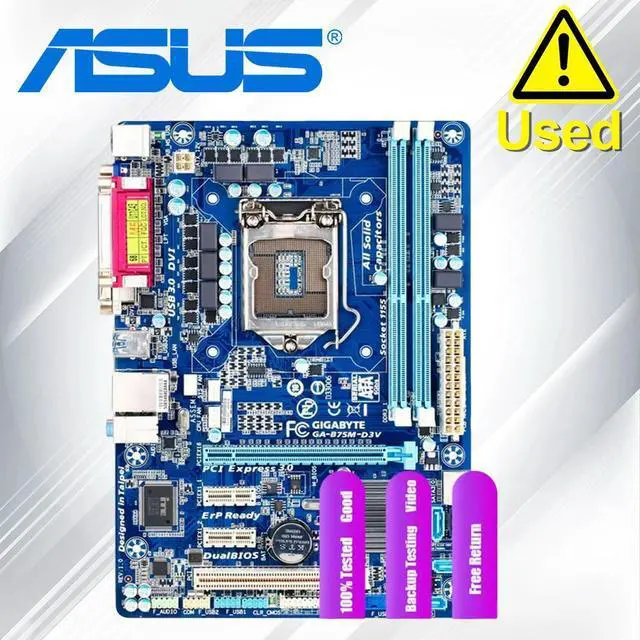 Main image of GA-B75M-D3V Desktop Motherboard B75 Socket LGA 1155 I3 I5 I7 DDR3 32G Micro ATX B75M-D3V